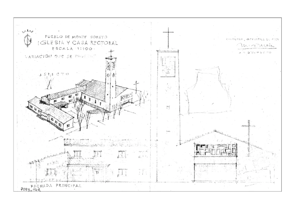 12 Plano-B Pueblo de Monte Sodeto Iglesia y Casa rectoral