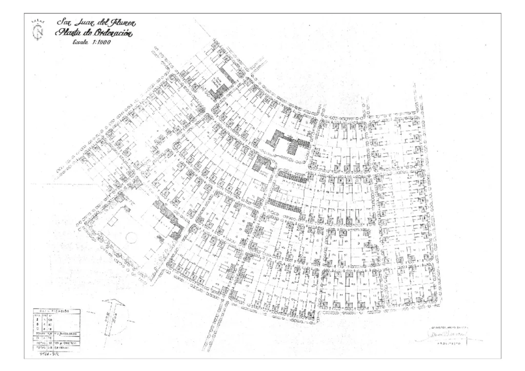 13 Plano-A Pueblo de San Juan de Flumen Planta de Ordenacion