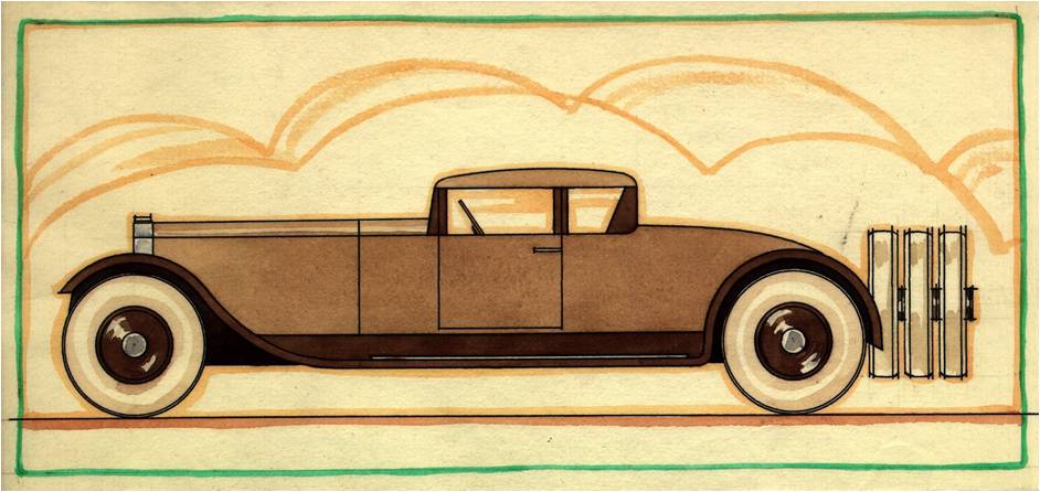 Coche marrón - José Borobio