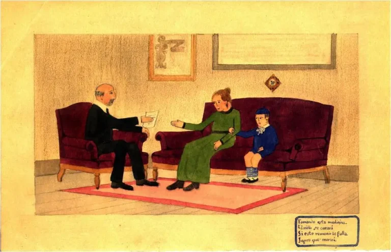 Don Patricio en su consulta - Jose-Borobio