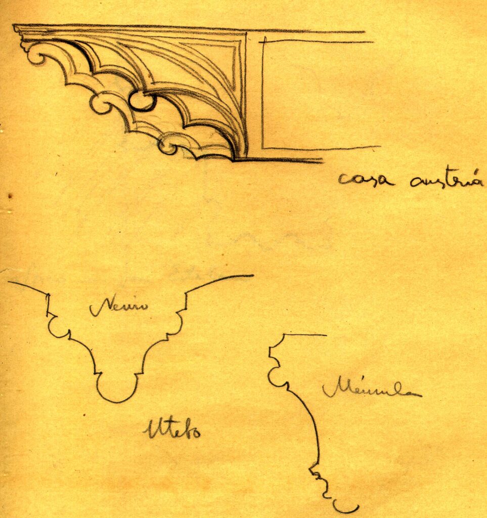 Dibujos de arquitectura del natural 4