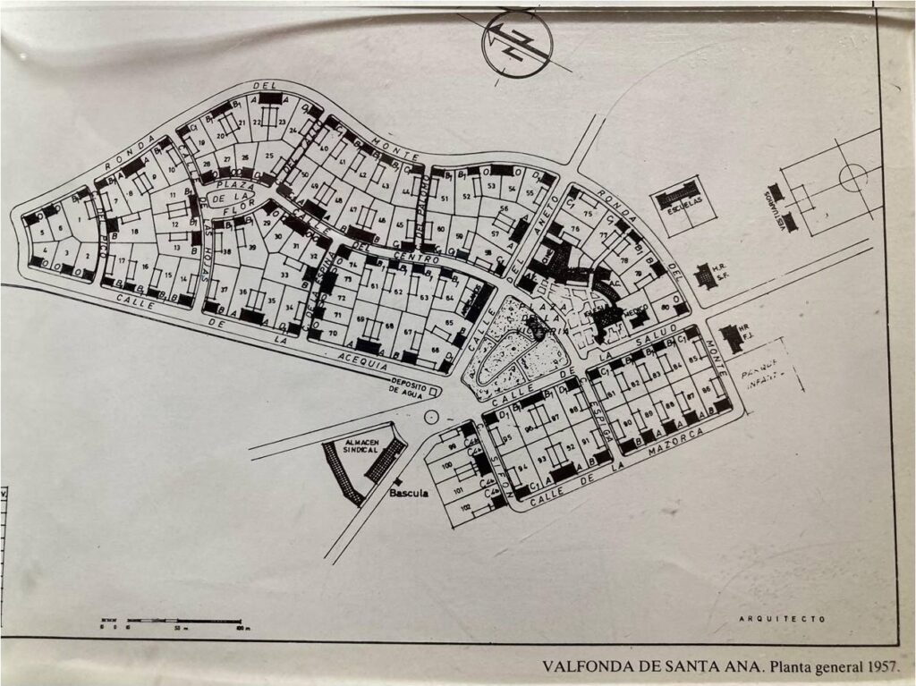 Plano Valfonda de Santa Ana - actividad rural José Borobio